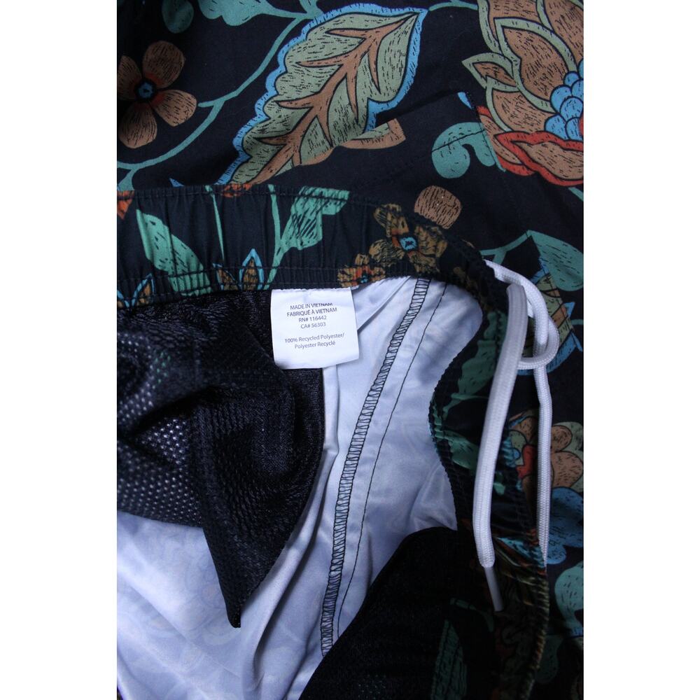 Empyre Pacsun men shirt short matching set button black floral print skate L NEW - Picture 5 of 6